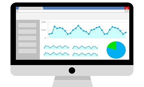 A computer screen showing a graph