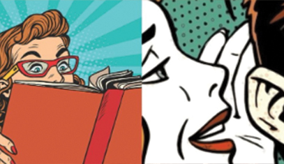 Comic style strip